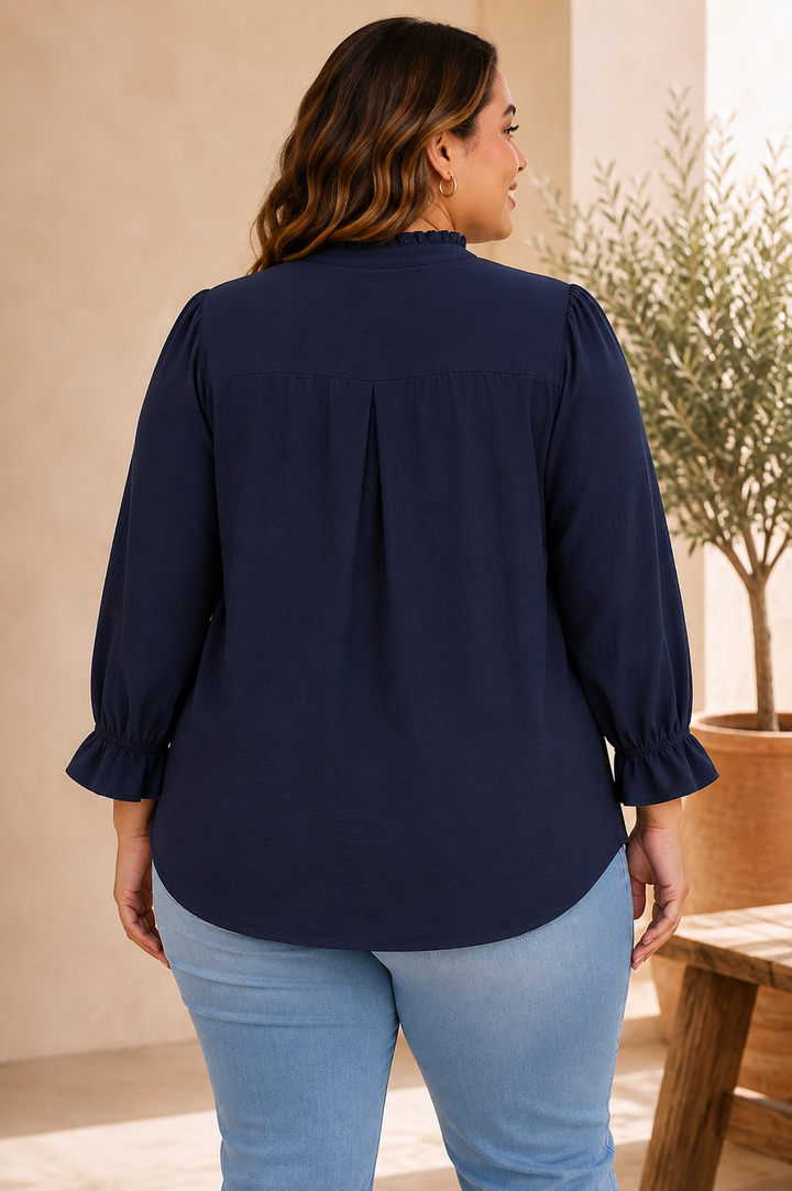 PRÉVENTE - Blouse So Chic - Marine