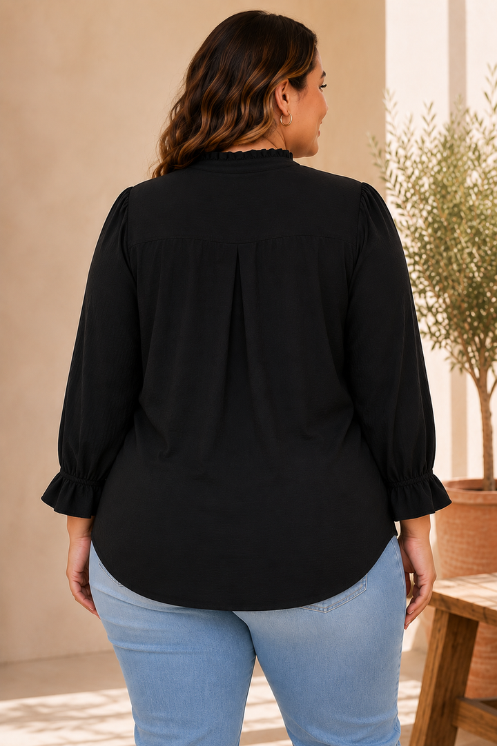 PRÉVENTE - Blouse So Chic - Noir