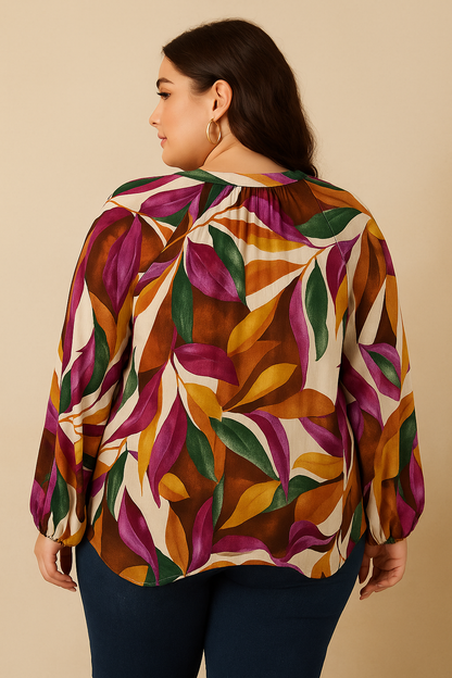 Blouse Amandine - Magenta