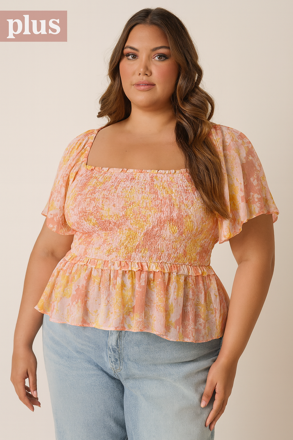 Multi pink short top