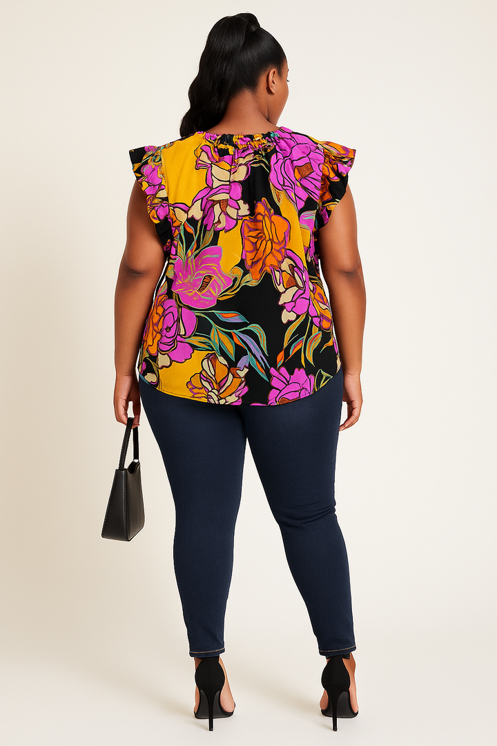Blouse à col montant Darmalie