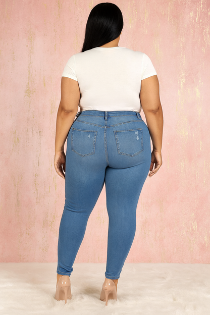 Jean skinny Tiffany - Bleu pâle