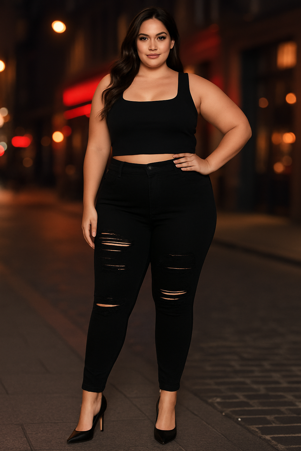 Jean skinny Tiffany – Noir