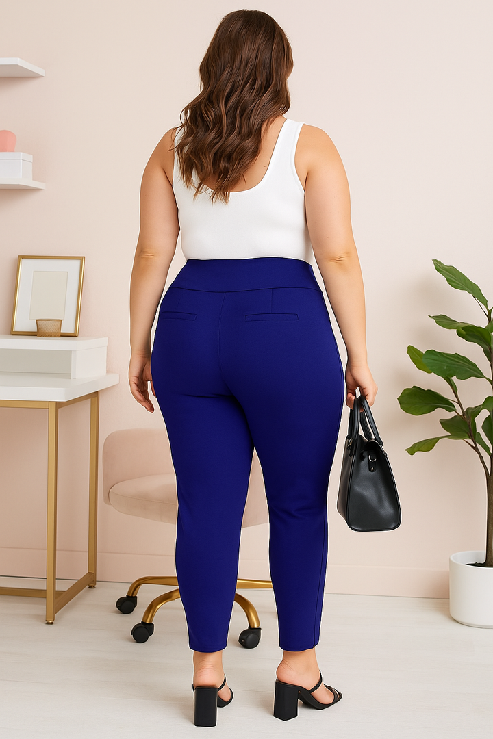 Prévente - Royal blue straight leg versatile pants (28PO)