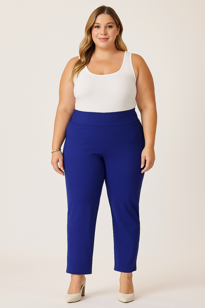 (29 po) - Pantalon propre à jambe droite bleu royal