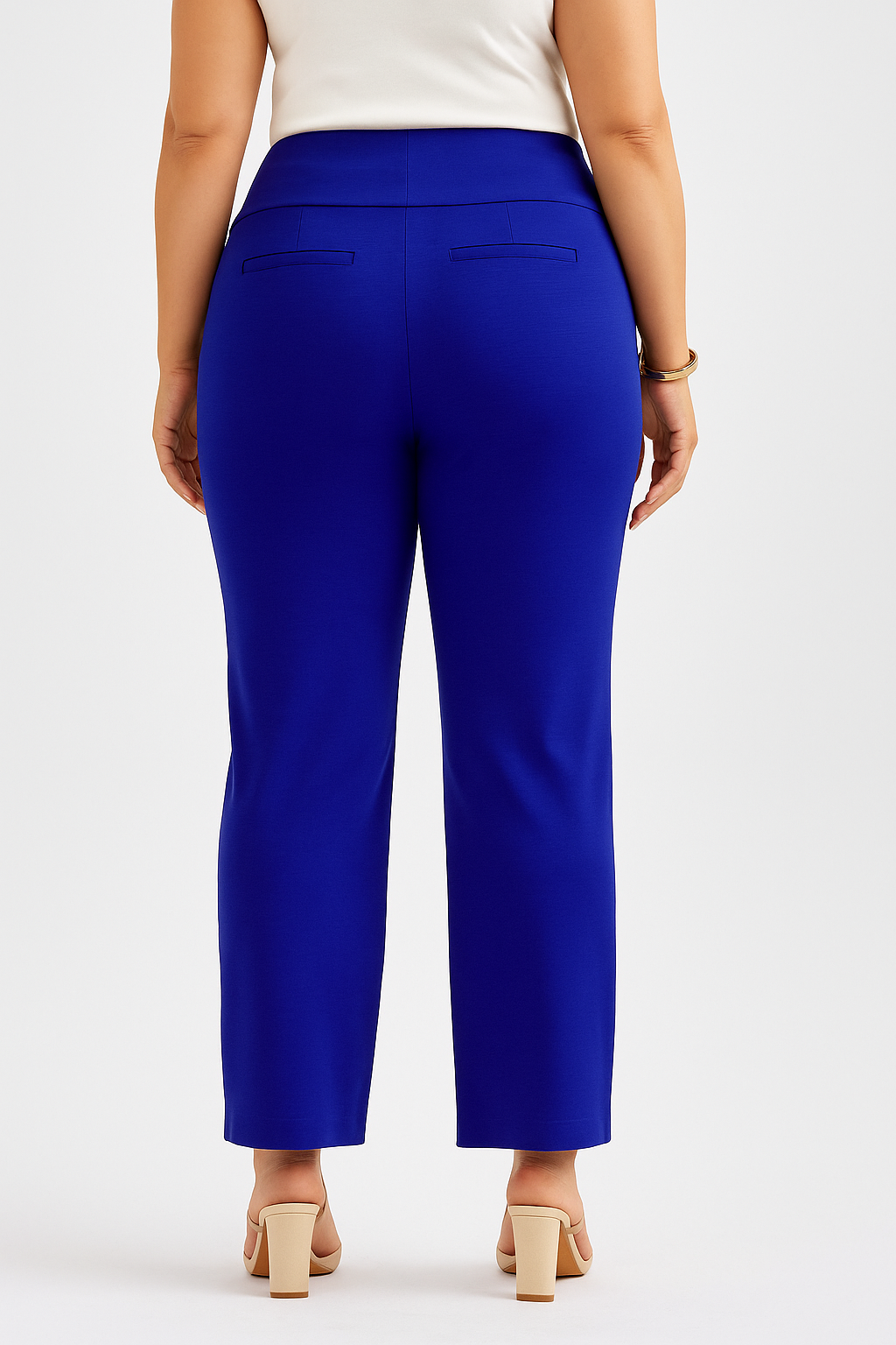 (29 po) - Pantalon propre à jambe droite bleu royal