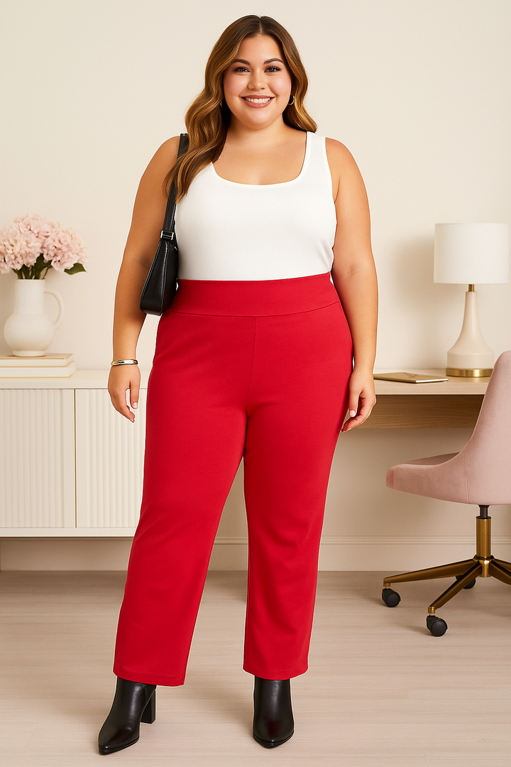 Prévente -  Dragon fruit straight leg versatile pants (29 in)