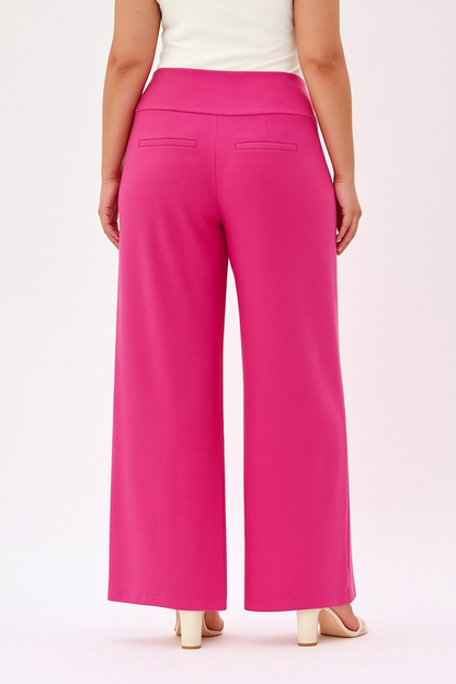 Fuschia wide leg pants (31 po)