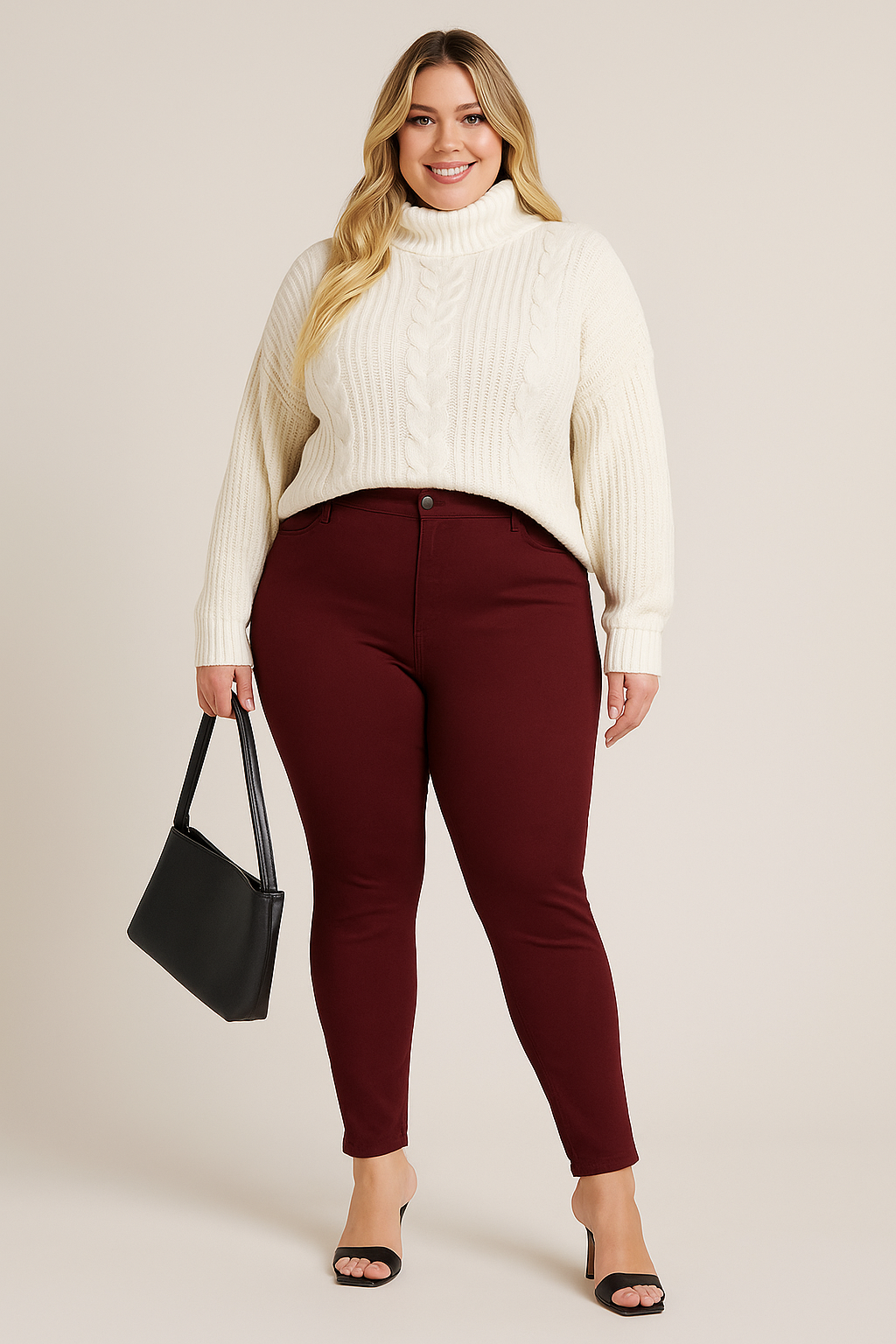 Ultra Stretch pants - Burgundy