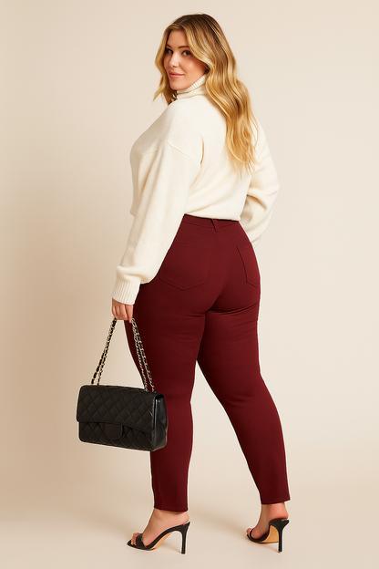 Ultra Stretch pants - Burgundy