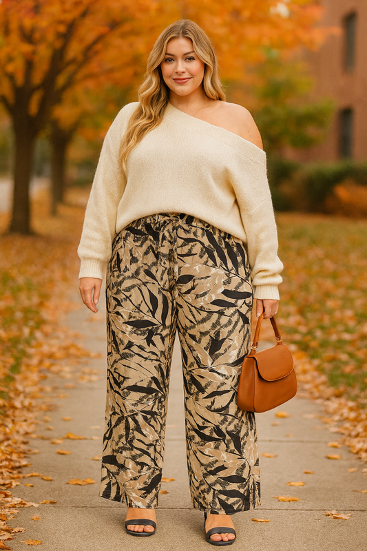 Foliage Palazzo Pants