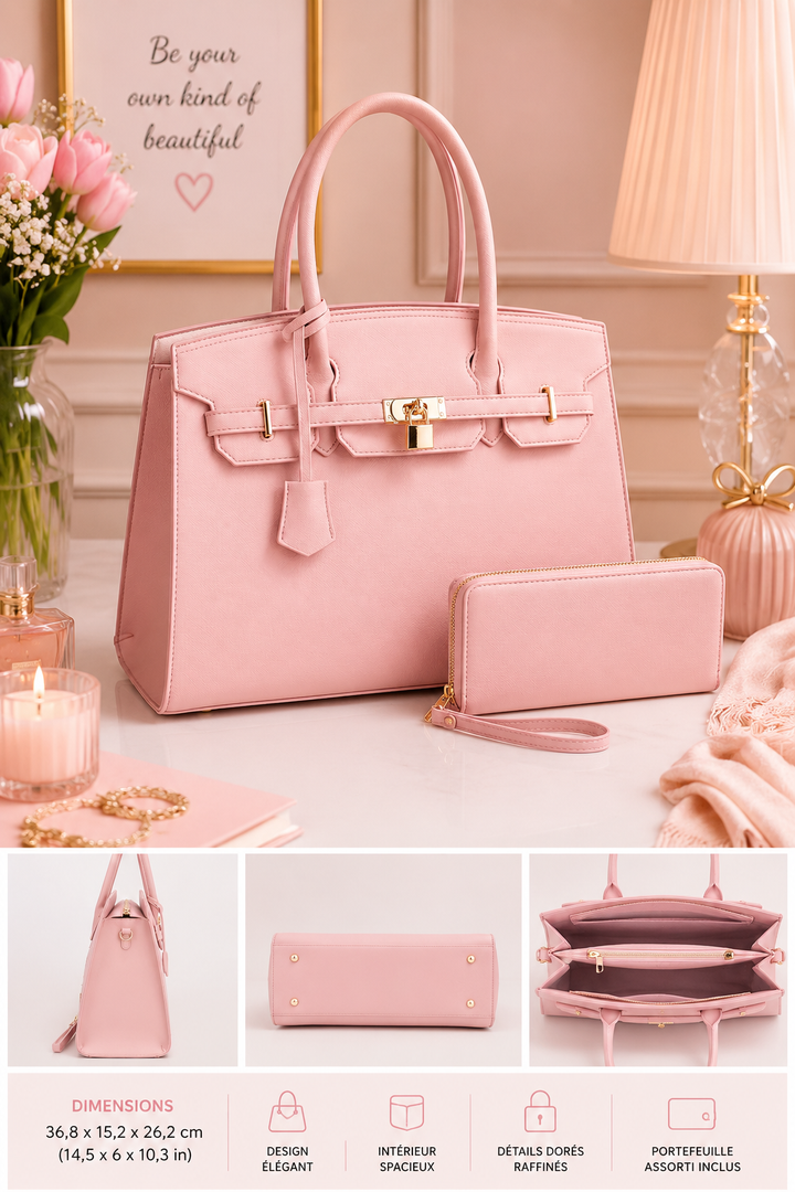 Sac à main MELISSA - Blush
