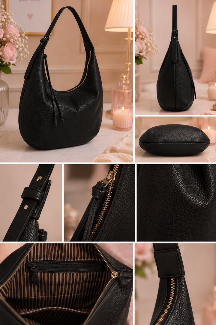 Sac hobo TORY - Noir