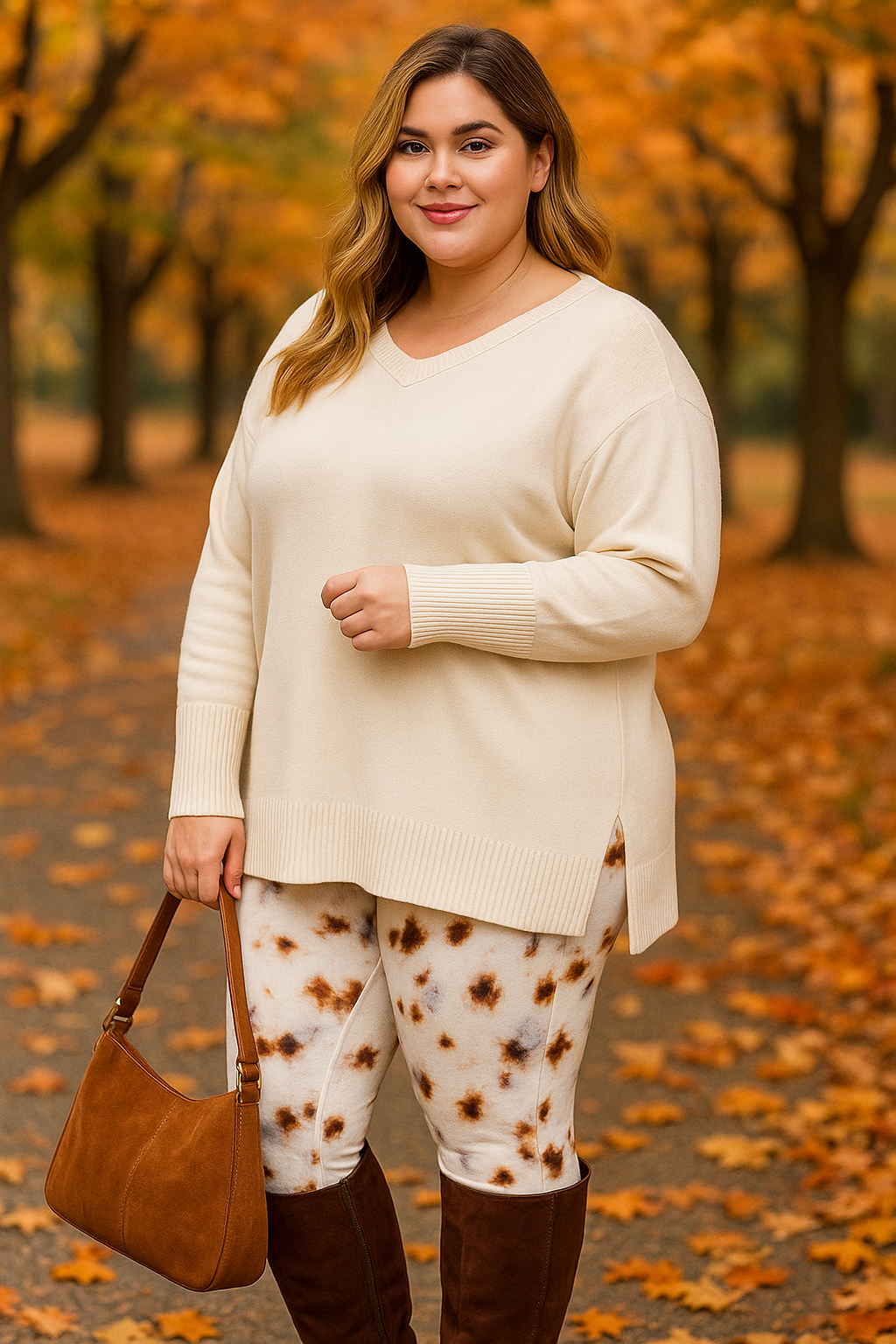 Ivory tunic sweater