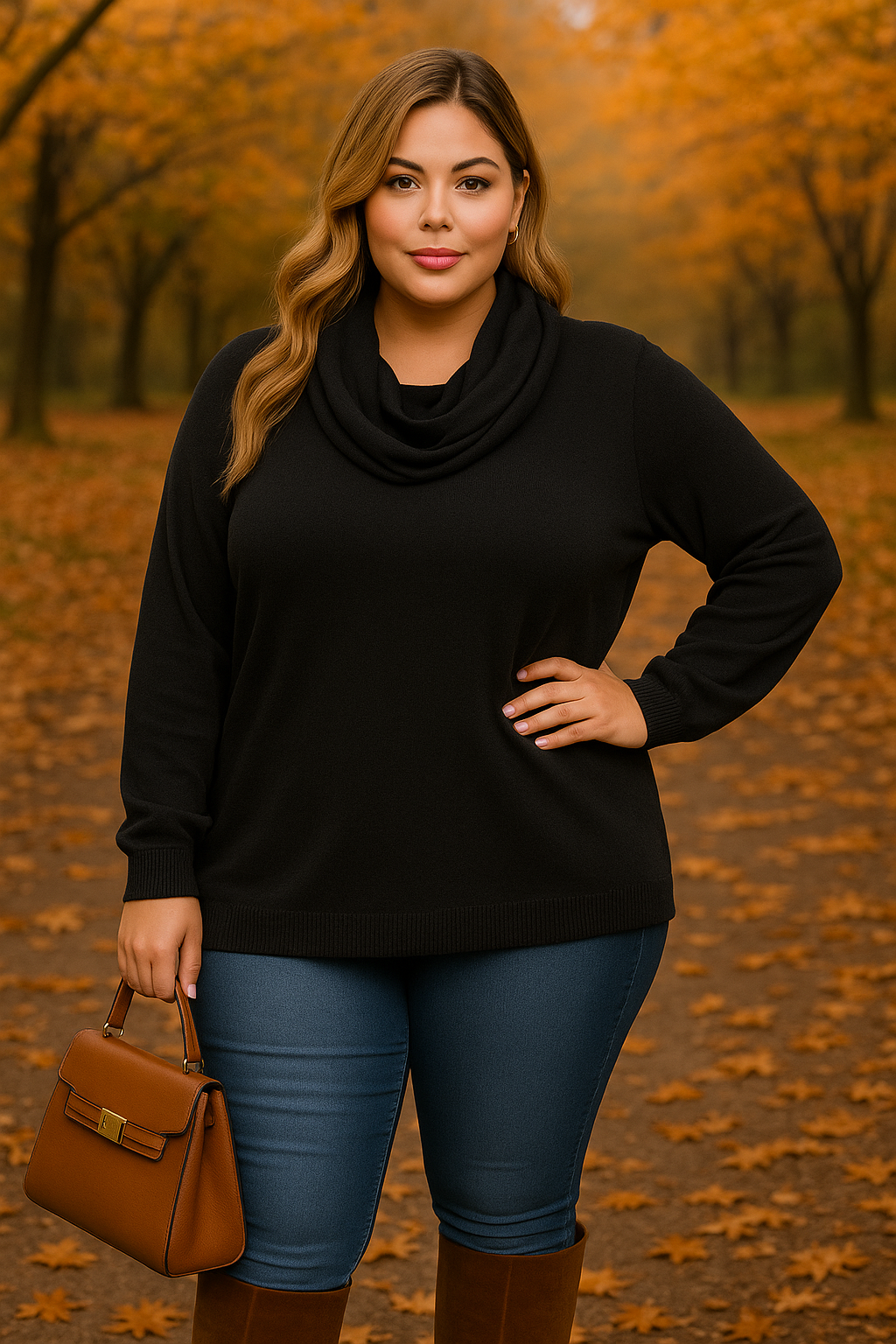 Pull/Tunique Douceur Cocoon (Noir)