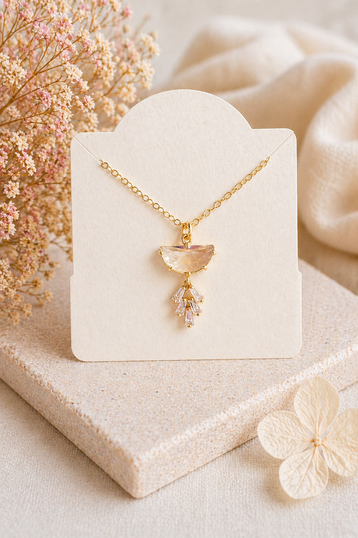 Collier Éclat Gatsby – Cristal (20 pouces)