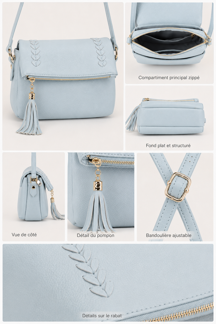 Sac bandoulière Celeste -Sable doré