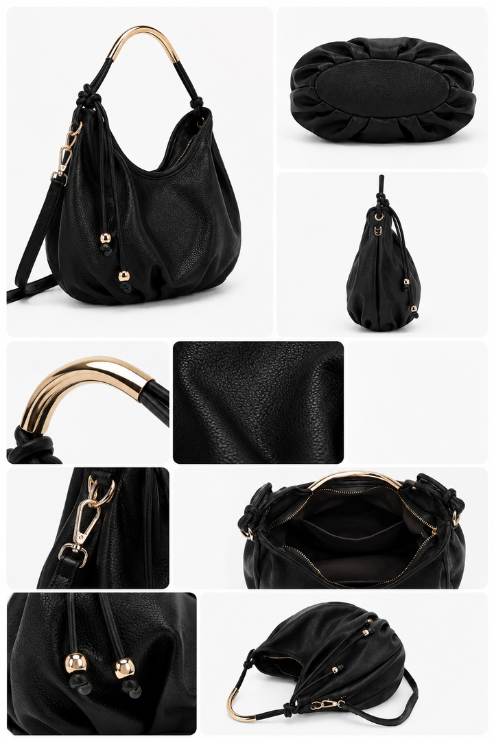 Sac hobo Jeanna à poignée métallique