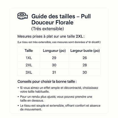 Sweet floral sweater