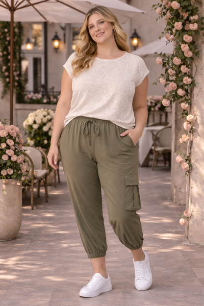 Pantalon jogger Billie - Olive