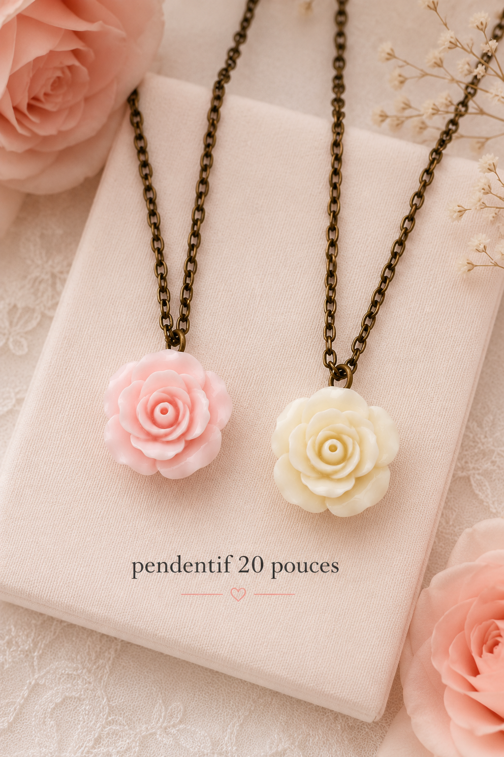 Pendentif de rose (20 pouces)
