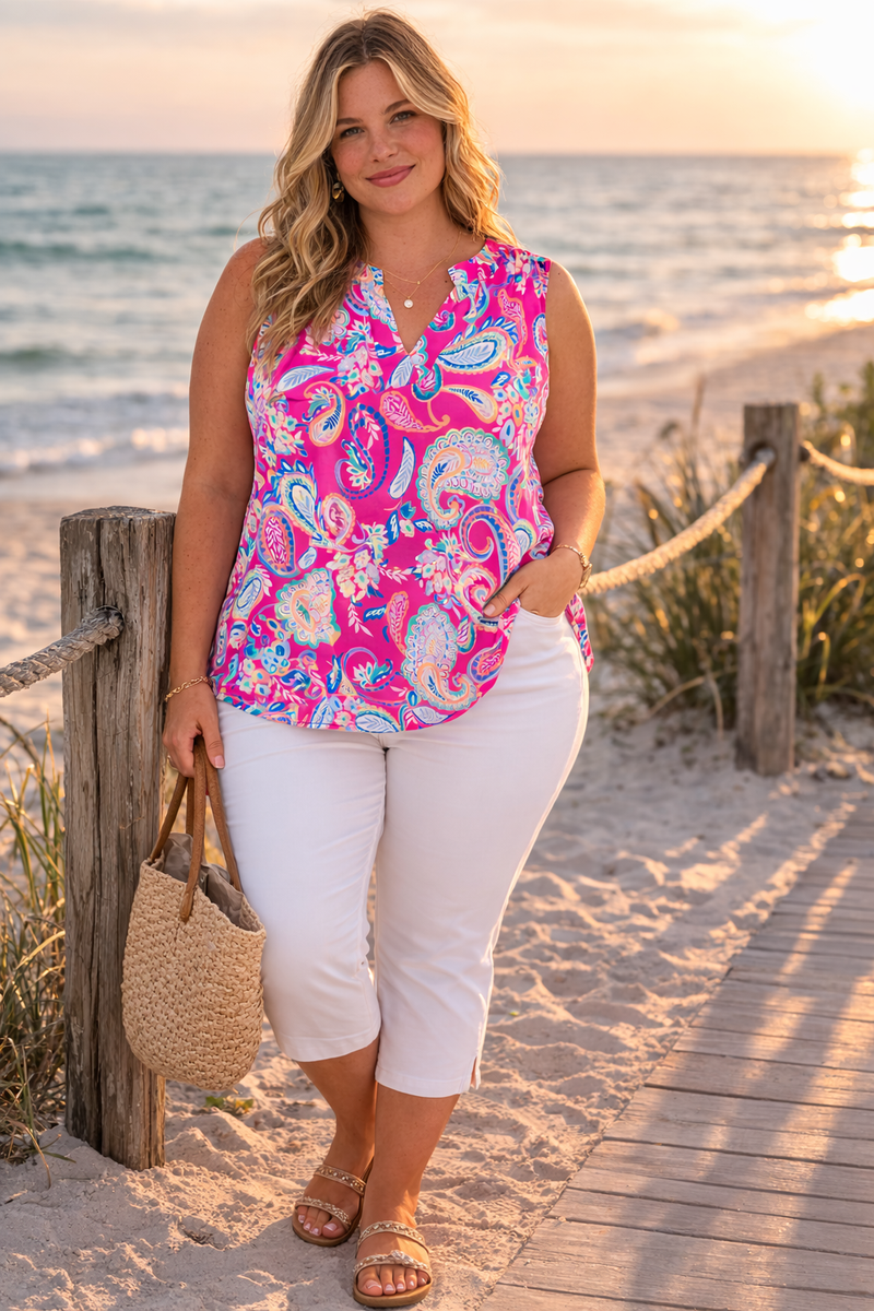 Camisole Lizzy rose paisley