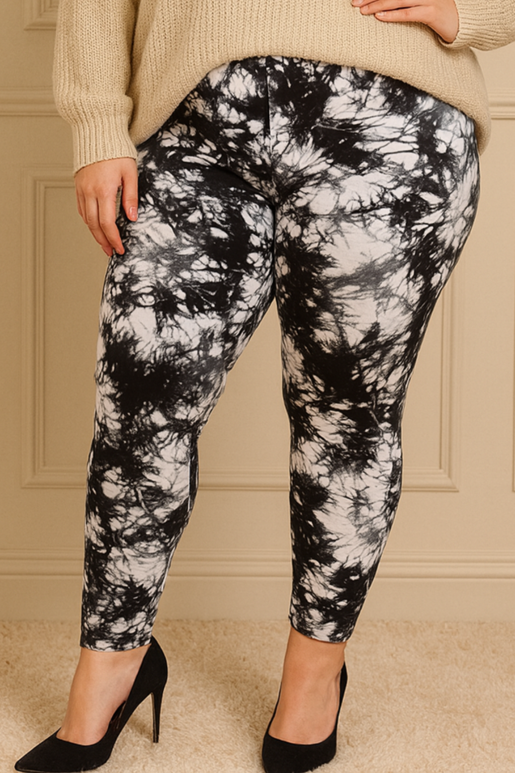 Legging à motif tie-dye