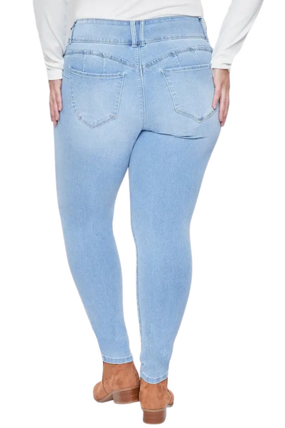 JEAN SKINNY Perfect Butt - Pale blue