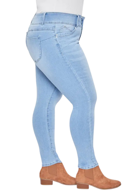 JEAN SKINNY Perfect Butt - Pale blue