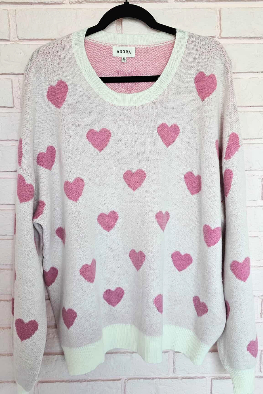 Pull Douceur d’Automne – Cœurs Rosés