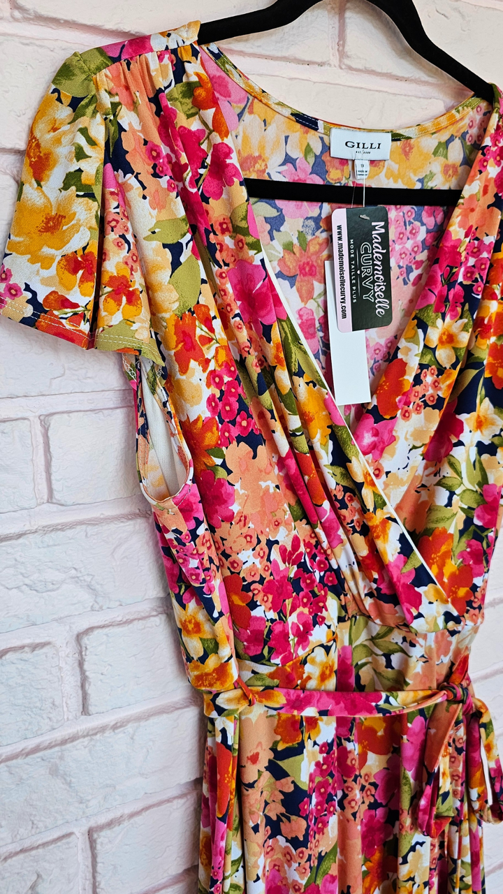La robe jardin de fleurs - 100% extensible