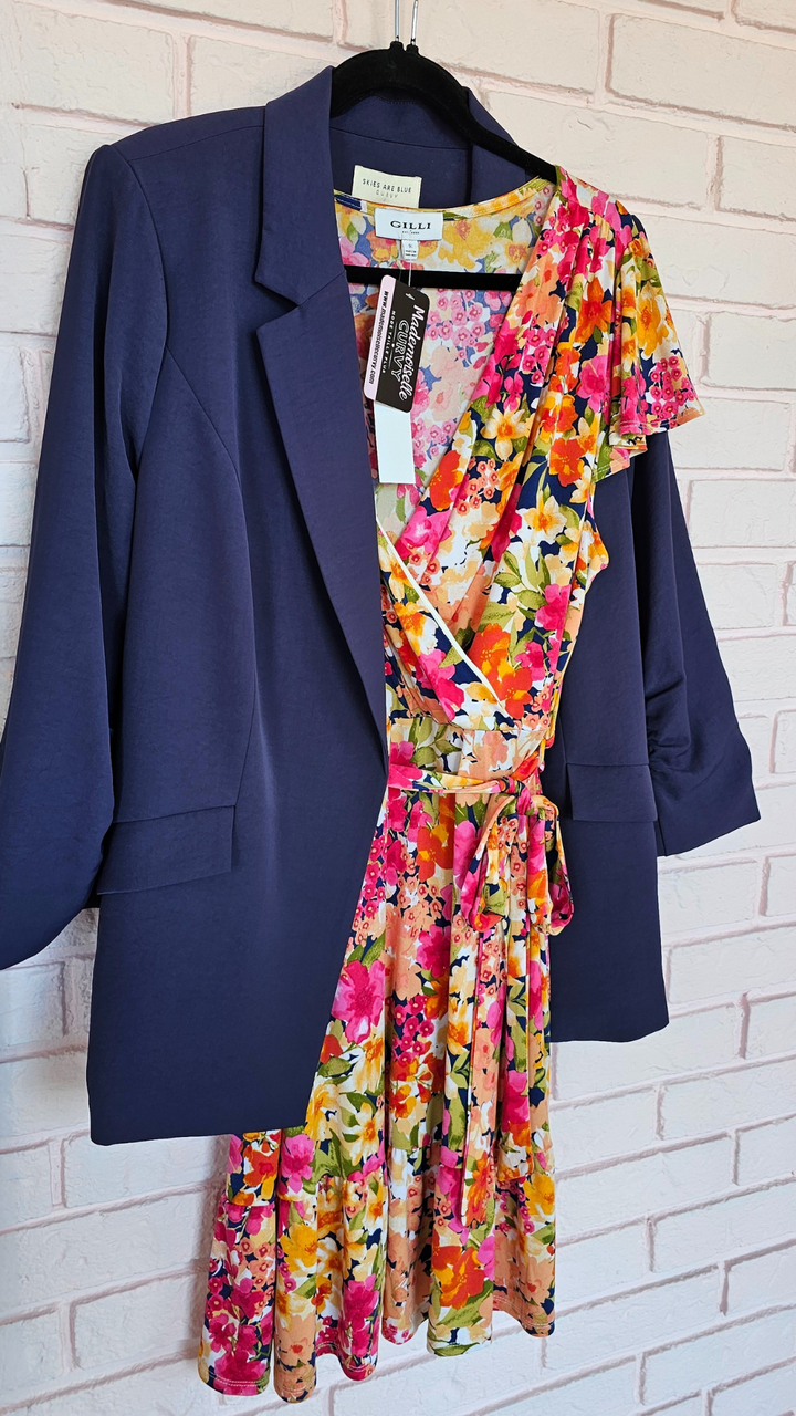La robe jardin de fleurs - 100% extensible