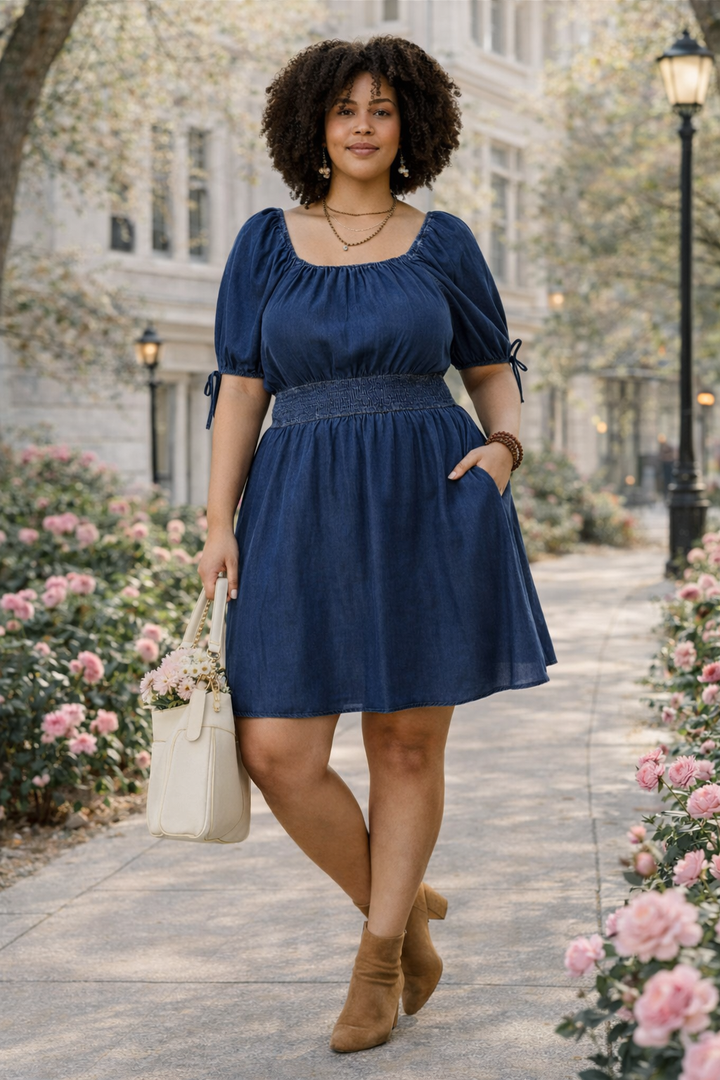 Robe denim Tencel