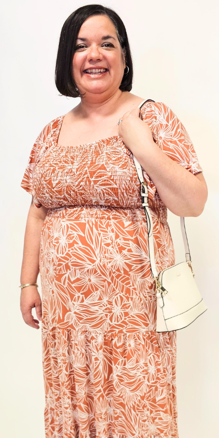 Robe Jamila infroissable - 100% extensible