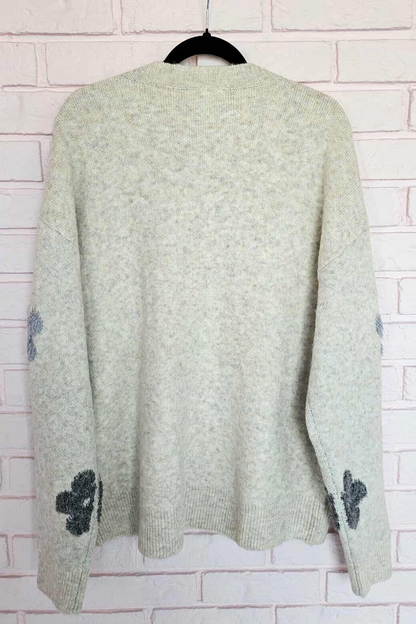 Sweet floral sweater