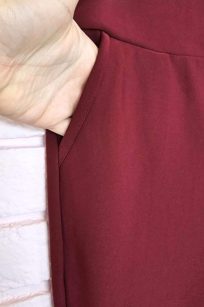 Sculpting pants - Burgundy