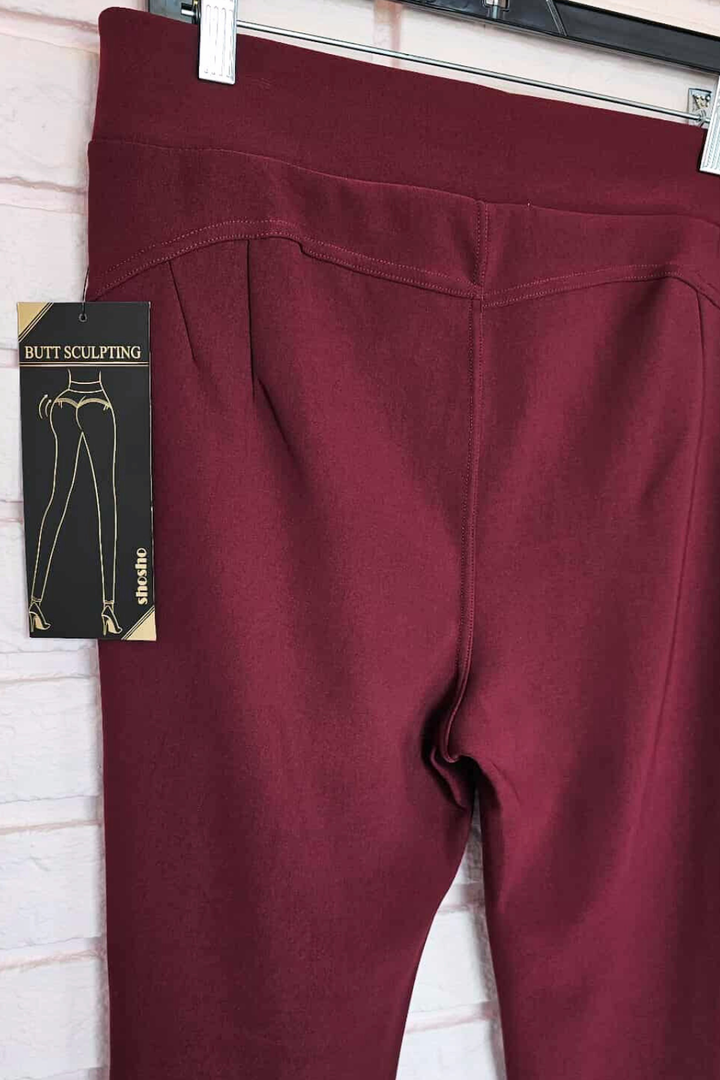 Pantalon Sculptant skinny - Bourgogne