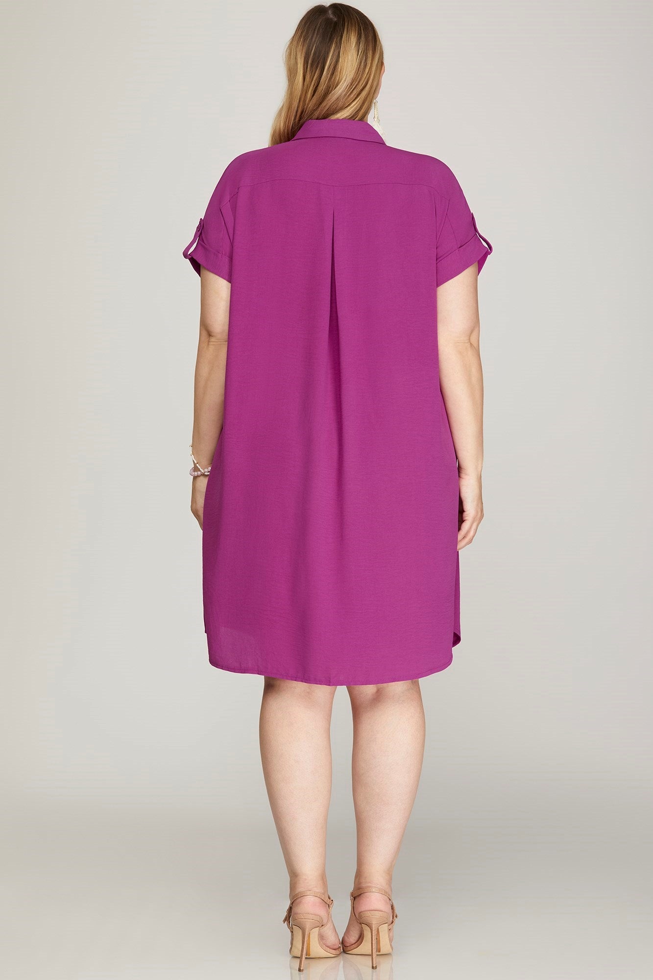 Robe blouse - Magenta