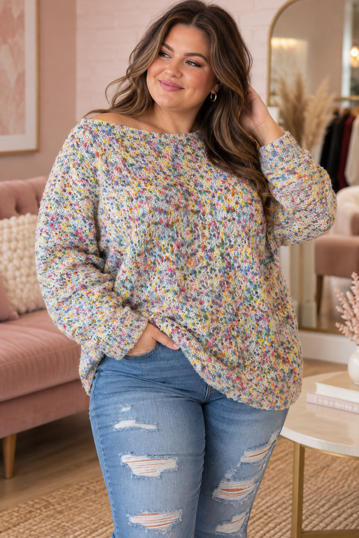 Pull Confetti Douillet - Ivoire