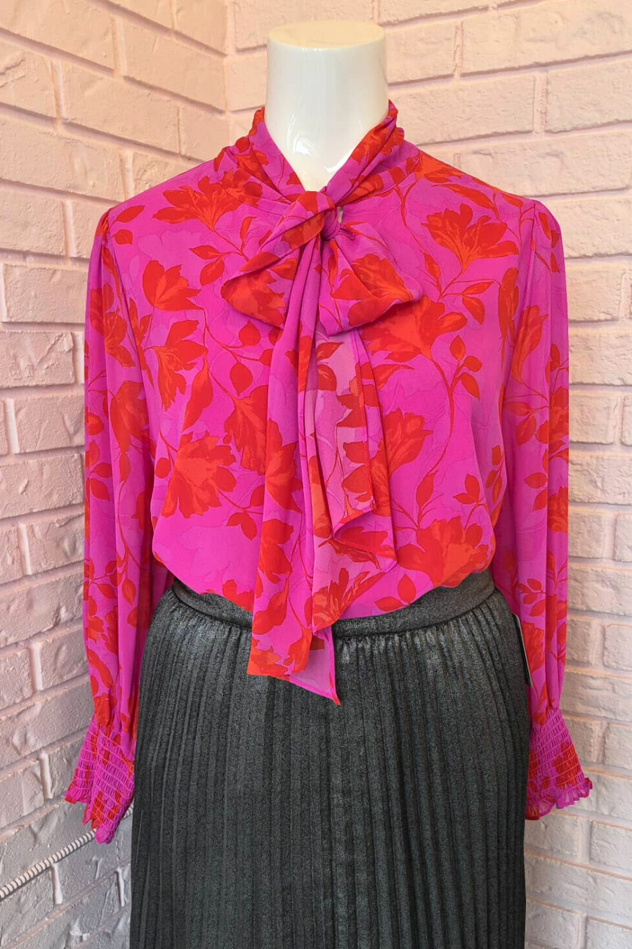 Red/Fuschia Juliette blouse