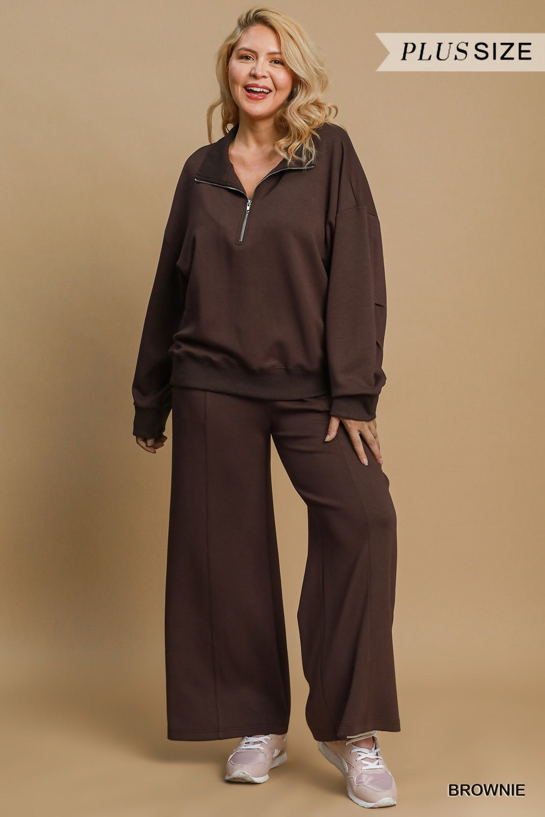 Luxeknit pants - Brownie
