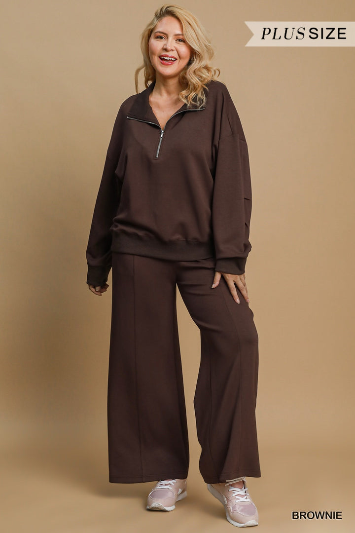 Luxeknit pants - Brownie