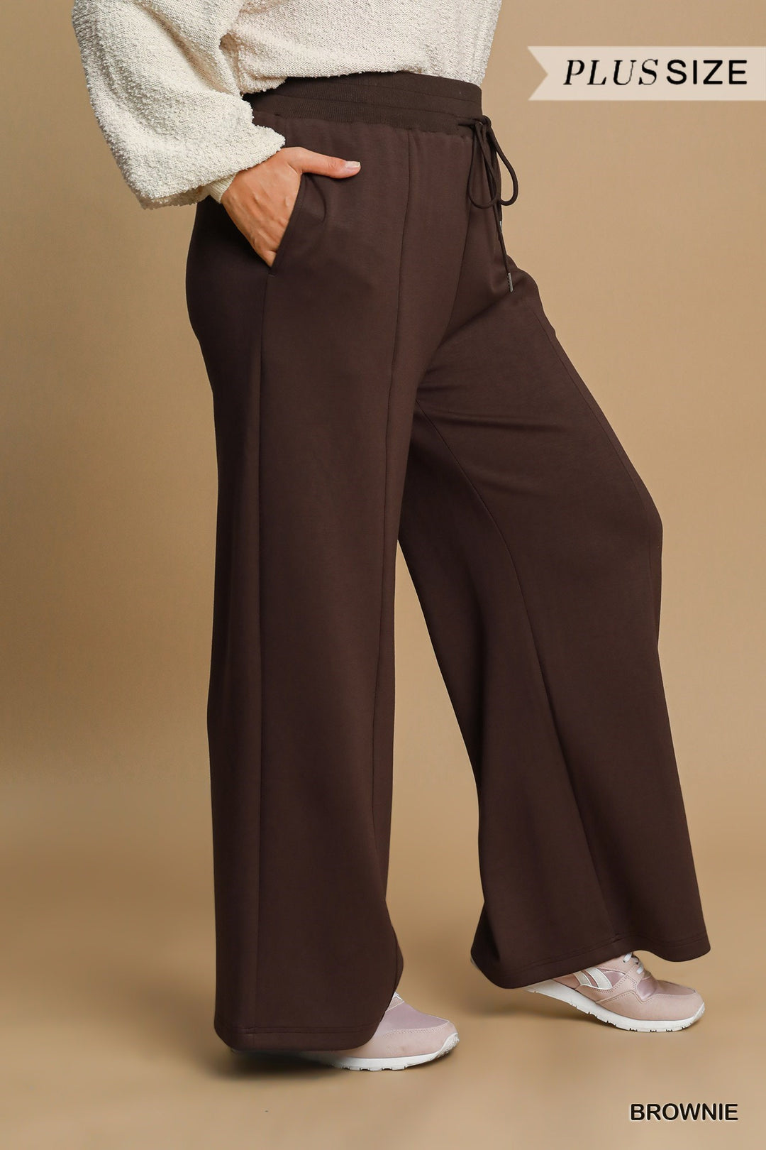 Luxeknit pants - Brownie