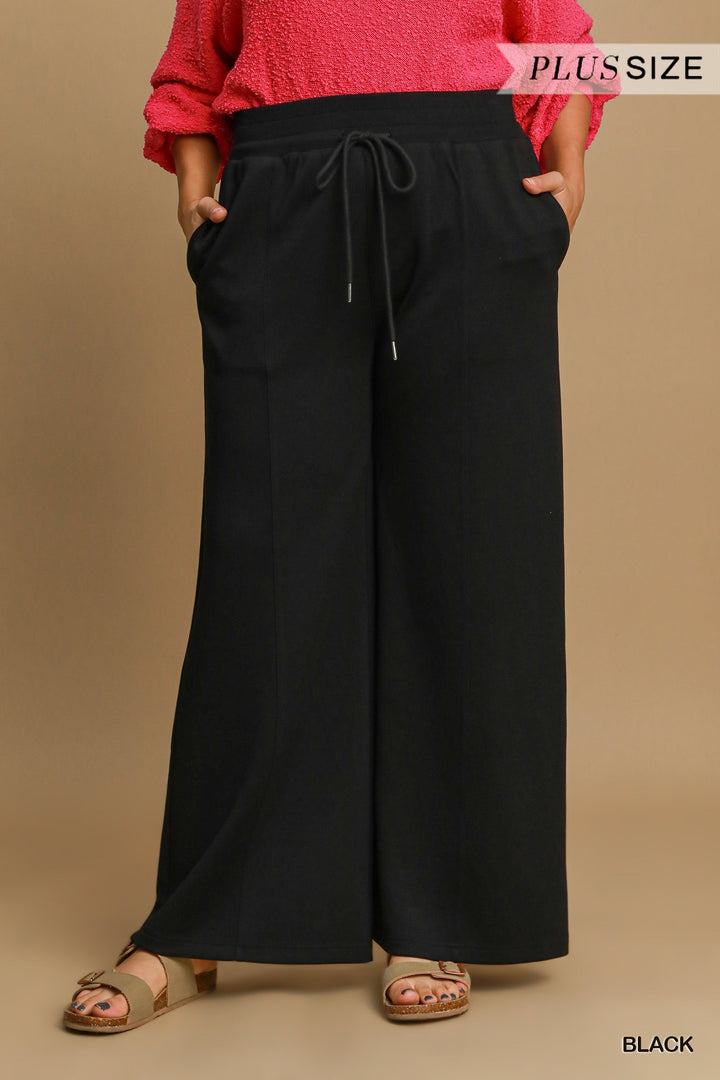 Luxeknit pants - Black