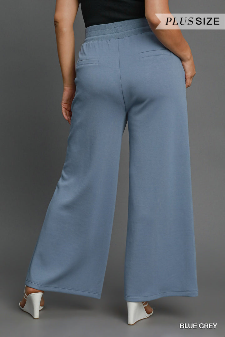 Luxeknit pants - Blue/Gray