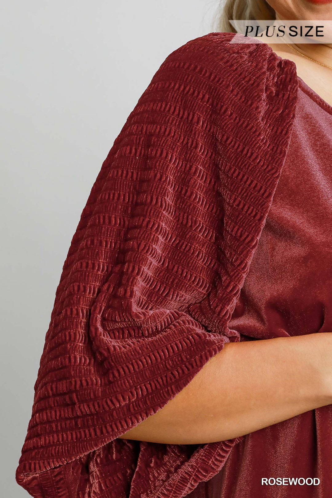 Rosewood velvet top