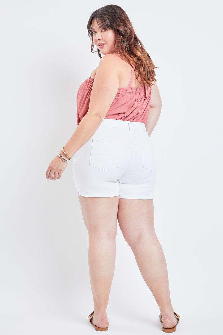 Short à 5 boutons - Blanc