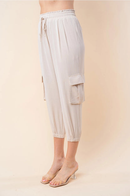 Pantalon jogger Billie - Crème