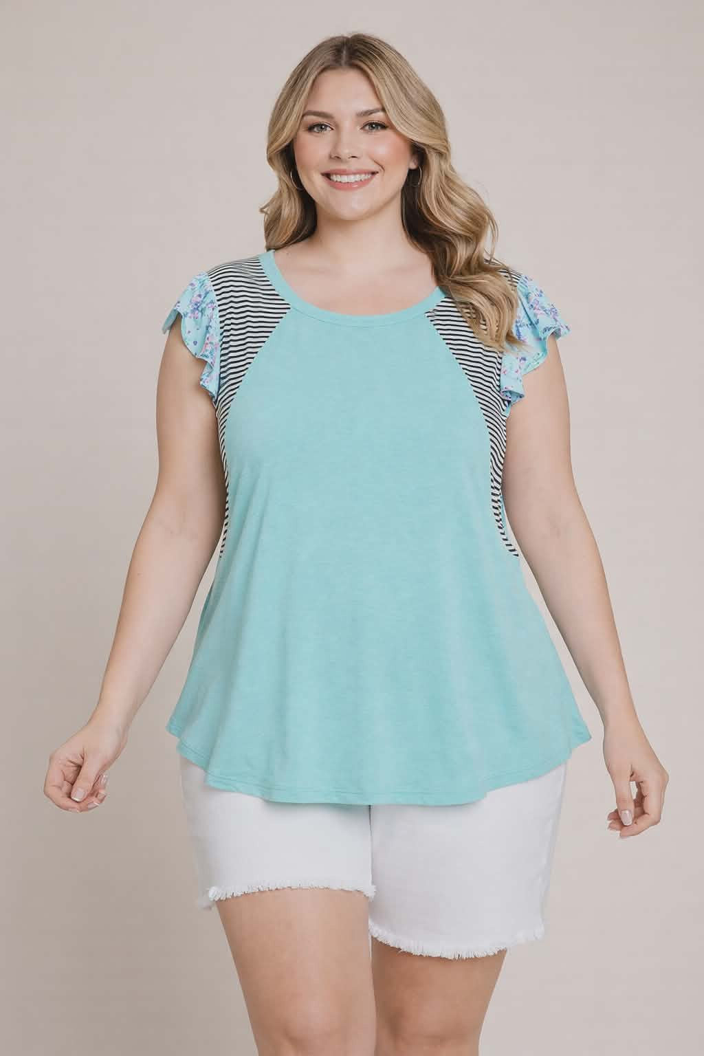 Haut Leila - Turquoise