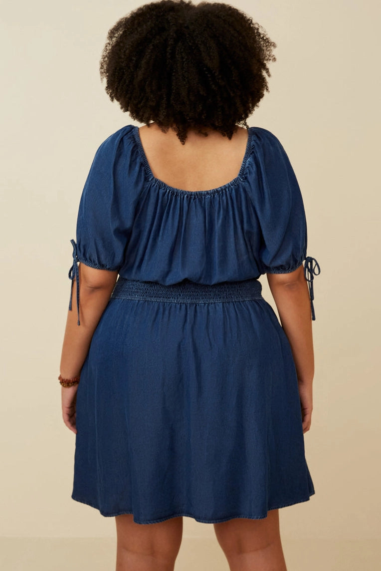 Robe denim Tencel